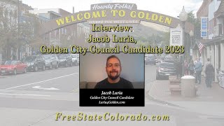 Interview Jacob Luria Golden City Council Candidate 2023 [upl. by Zolner630]