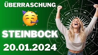 STEINBOCK ♑️⭐️ EINE ÜBERRASCHUNG FÜR DICH 🥰 Horoskop  20Januar 2024 steinbock tarot [upl. by Nillek]