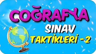 COĞRAFYA SINAV TAKTİKLERİ 2 [upl. by Htaeh997]