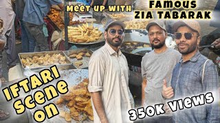 Burnsroad Food Street iftari Scene With Famous Food Vlogger in Pakistan BabuDiscover [upl. by Buehler]