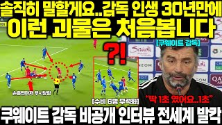 quot지금 손흥민 골이 문제가 아닙니다quot 수비 6명 1초만에 무력화되자 감독 인생 30년만에 처음보는 유형의 선수 쿠웨이트 감독 비공개 한마디 전세계 발칵 [upl. by Seligmann]