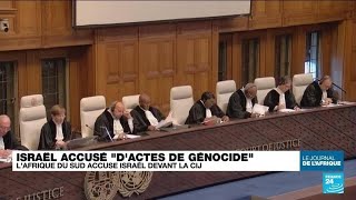 LAfrique du Sud accuse Israël quotdactes de génocidequot devant la CIJ • FRANCE 24 [upl. by Elimay]