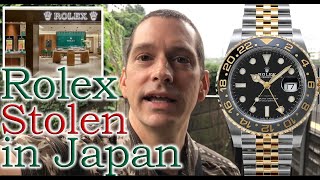 Rolex Stolen in Osaka Japan [upl. by Annawat]