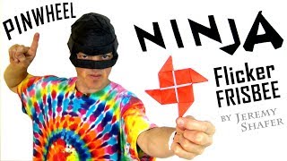 Origami Pinwheel Ninja Star Flicker Frisbee [upl. by Noek]