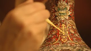 Chinese Arts and Crafts The everlasting beauty of the cloisonne [upl. by Iamhaj]