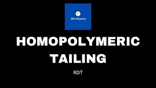 Homopolymeric Tailing RDT Microbiogenics [upl. by Notnyw258]