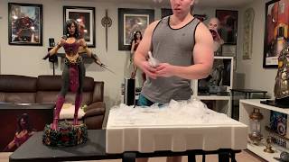 PCS MKX Mileena 13 Statue Unboxing [upl. by Orual842]