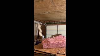 Finishing garage with OSB [upl. by Ibloc]