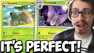 Torterra Finally Has The PERFECT Partner Now Venomoth Item Lock Set Up 151 PTCGL [upl. by Hotchkiss]