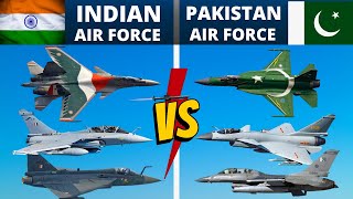 Indian Air Force VS Pakistan Air Force 2023  India vs Pakistan Military Comparison [upl. by Akimehs141]