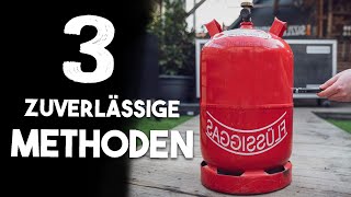 Gasflasche  Füllstand richtig ermitteln  Mit diesen 3 Methoden klappt es garantiert 🚀 [upl. by Butte]