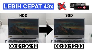 REVIEW NVMe SSD ADATA XPG SX8200 PRO 256GB  SAMSUNG 970 EVO LEWAT [upl. by Enohpesrep]