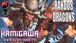 Treasure Dragon Rakdos 🔴⚫ Kamigawa Neon Dynasty MTG Standard [upl. by Chari]