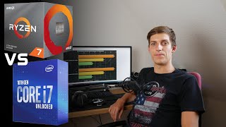 AMD Ryzen 7 3700X vs Intel Core i710700K  Durch PCIE 40 besser für Gaming [upl. by Adlesirk]