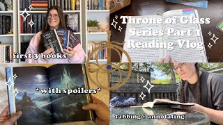 throne of glass series reread part 1 ⚔️❤️‍🔥  spoilers  reading vlog [upl. by Silera]