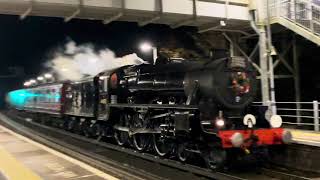 The Christmas Sussex Belle Train  LMS Black 5 No 44871 Locomotive [upl. by Avery]