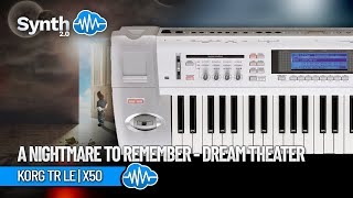 A NIGHTMARE TO REMEMBER  KEYBOARD SOLO  DREAM THEATER  KORG TR LE X50 [upl. by Winfred]