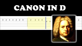 Pachelbel  Canon In D Major Easy Guitar Tabs Tutorial [upl. by Anne-Corinne]