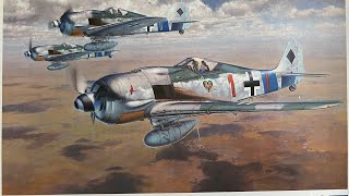 FockeWulf Fw190 A8 132 scale Hasegawa model kit review [upl. by Powder]