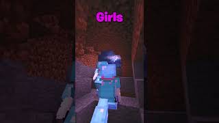 minecraft boys vs girls [upl. by Egroj]