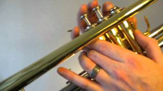 How to play the Trumpet C Sharp Major Scale Concert B [upl. by Sumaes]