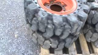 Nextire 10 X 165 Sold Tire V Tread Skid Steer Tire For Bobcat 8 Bolt For Sale [upl. by Chane]