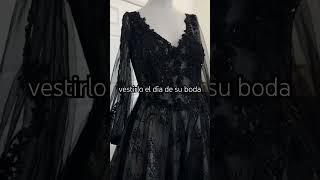 Vestido de Novia en color negro [upl. by Brawner]