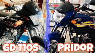 Suzuki GD 110S Vs Honda Pridor 2024 Detailed Comparison Specifications New Price [upl. by Salina765]