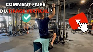 TUTO Muscler Son Dos  Tirage Vertical [upl. by Salba]