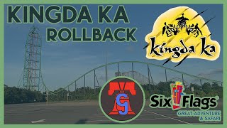 Kingda Ka Rollback  Wednesday July 15th 2020 [upl. by Adlih]