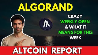 ALGORAND Crazy Weekly Open amp What it Means  Algorand Price Prediction [upl. by Lydell]