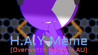 fw 🟣 HAY Meme 🟡  Overwatch Persona AU Moira [upl. by Aubigny]