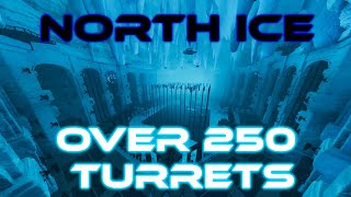 Center North ICE moonpool defense 250 turret setup  ARK Ascended [upl. by Jodie]