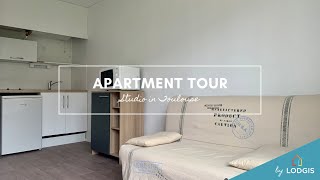 Apartment Tour  Furnished 20m2 Studio in Toulouse– Ref  1T522531 [upl. by Timms]