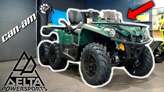 2021 CanAm Outlander MAX 6x6 DPS 450 Full Walk Around [upl. by Arbua]