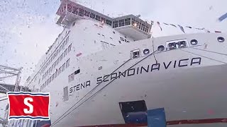 Stena Scandinavica  Naming Ceremony on 26th May 2011 in Kiel Germany [upl. by Nysilla1]