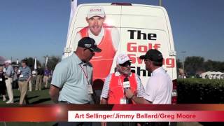 Golf Swing Shirt Interview with Long Drive Champion Art Sellinger and Jimmy Ballard [upl. by Landes]