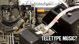 Teletype Music The Model 15 performs the TTY March [upl. by Clynes995]