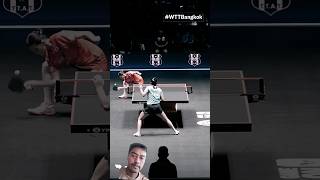 A Whole New perspective of Table Tennis worldtabletennis wttbangkok tabletennisplayer [upl. by Thirza]