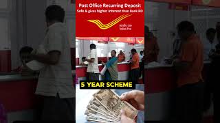 Post Office RD Scheme Recurring Deposit Scheme Interest on RD Scheme [upl. by Silvestro]