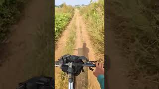 offroad ride along the canal cycling offroad satara birding camera vaibhavjagtap solo [upl. by Ahsotan839]