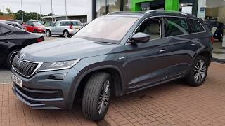 ŠKODA Kodiaq Laurin amp Klement 4X4 7 Seater SUV in Grey  FG69 ZNP [upl. by Nnayhs]