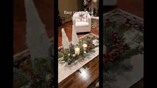 Easy and simple centerpiece idess christmas christmasdecor [upl. by Warms]