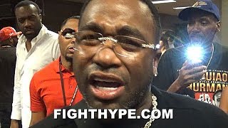 ADRIEN BRONER REACTS TO PACQUIAO DROPPING AND BEATING THURMAN quotHE GOT COOKEDquot [upl. by Marala]