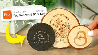 The BEST Laser Engraved Products to SELL on Etsy in 2024 [upl. by Nemlaz]