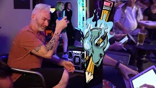 Sketch Wars Season 2 Episode 2 LIVE from REBOOT Arcade Bar in Dunedin Florida [upl. by Ardnazxela]