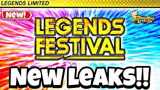 🔥 NEW LEAKS LEGENDS FESTIVAL TIME LENGTH AND NEW EVENTS Dragon Ball Legends Reveals amp Stuff [upl. by Ogdon]