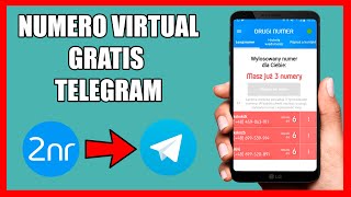 Obtener numero virtual para Telegram Y Whatsapp 2nr 2024 [upl. by Aligna994]