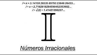 Numeros Irracionales ¿Qué son  AlexDLA [upl. by Alarice]