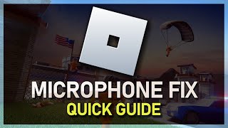 How To Fix Microphone Issues with Roblox on PC [upl. by Shipman150]